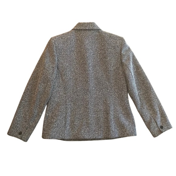 Vintage Black and White Twill Pantsuit (M) - Picture 4 of 12